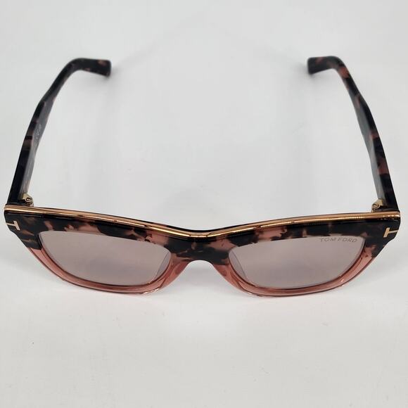Tom Ford Julie Semi Cat Eye Tortoise Shell Women's Sunglasses - Picture 4 of 13
